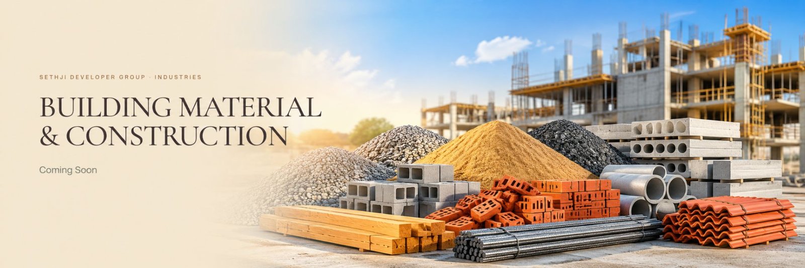 Sethji Developer Group Industries — Building Material and Construction Coming Soon